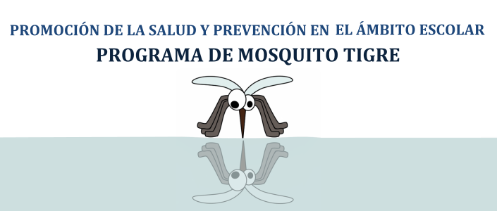 Banner Programa de Mosquito Tigre en el ámbito escolar